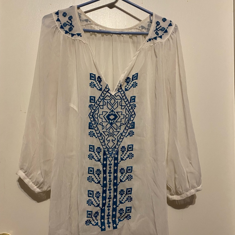 Sheer Maurice’s Blouse, Plus Size 0